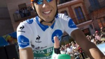 Omar Fraile, durante la pasada Vuelta a Espa&ntilde;a.