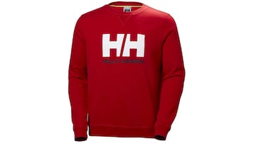 Sudadera Helly Hansen Logo Crew roja para hombre