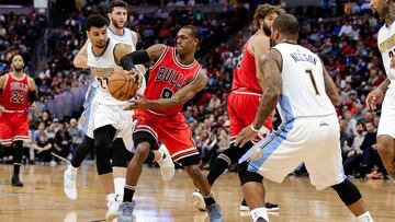 Denver Nuggets frena la gran gira de los Bulls por el Oeste