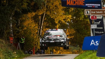 Sébastien Ogier (FRA) Vincent Landais (FRA) Of Toyota Gazoo Racing Wrt are seen performing during the World Rally Championship CER in Passau, Germany on 17,October, 2025 // Jaanus Ree / Red Bull Content Pool // SI202510171693 // Usage for editorial use only //