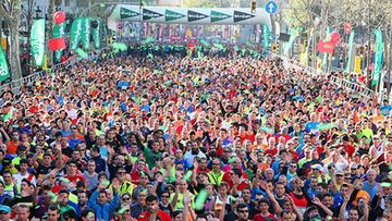 60.000 corredores tomarán mañana las calles de Barcelona en la Cursa de El Corte Inglés.