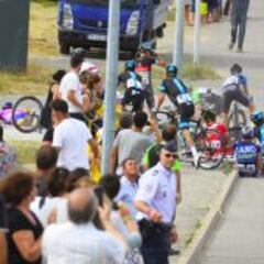 Montonera con Alberto Contador