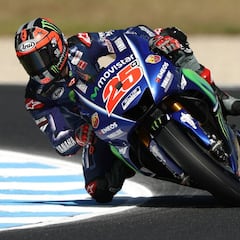 Regalo envenenado de Maverick a Valentino Rossi en Australia