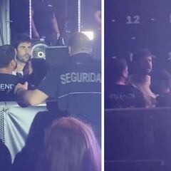 Melendi a punto de llegar a las manos con un empleado de seguridad durante un concierto