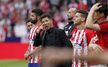 Simeone emocionado. 