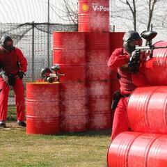 Luis Enrique se lleva a la Selección a un 'paintball'