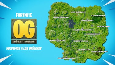 Fortnite OG regresa al Capítulo 1 gracias a este nuevo modo: todas las novedades, nuevas skins, nuevo Pase de Batalla...
