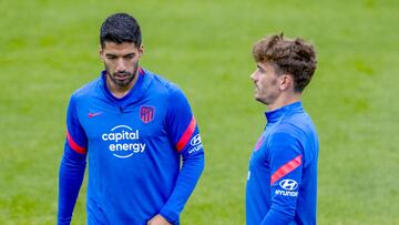 Luis Suárez y Griezmann, del Atlético