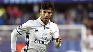 Marco Asensio debuta por fin en el Santiago Bernabéu