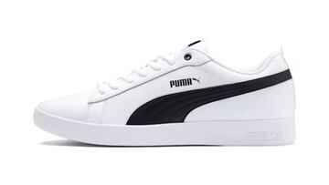 Zapatillas Puma Smash V2 L blancas para mujer en Amazon