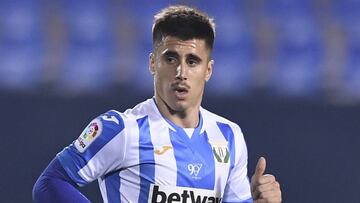 Unai Bustinza, jugador del Leganés.