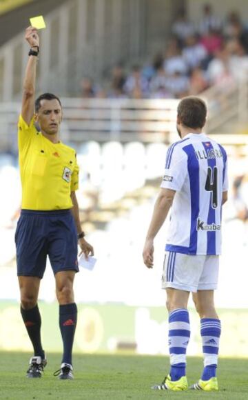 Tarjeta amarilla a Illarramendi.