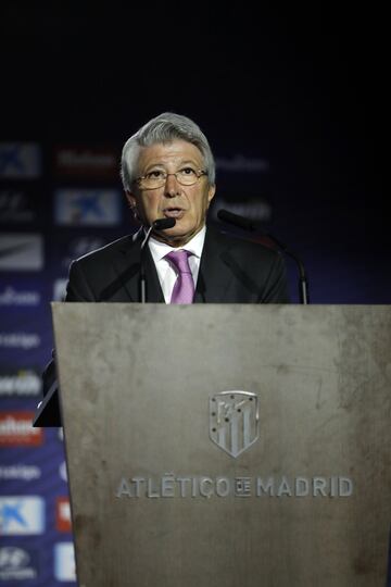 El presidente del Atlético de Madrid, Enrique Cerezo. 