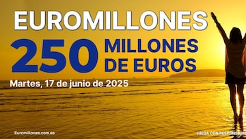 Euromillones: comprobar los resultados del sorteo de hoy, martes 17 de junio