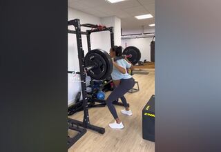 Peleteiro y su entreno con 8 meses de embarazo