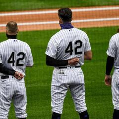 Why are MLB players wearing No. 42 on their jerseys today?