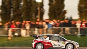 Dani Sordo en el Rally de Francia.