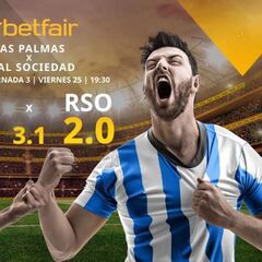 UD Las Palmas vs. Real Sociedad: horario, TV, estadísticas, clasificación y pronósticos
