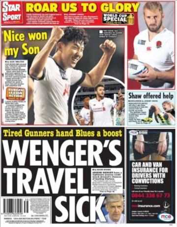 Portadas de la prensa deportiva