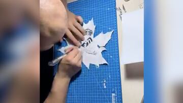 ¿Guiño a Sergio Ramos? La obra de arte en una hoja que ha compartido el Madrid