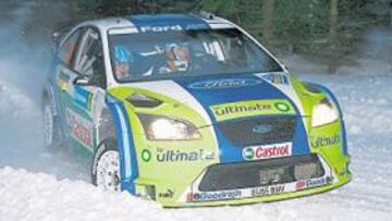 <b>A POR LA SEGUNDA. </b>Tras ganar en Montecarlo, Gronholm busca su segundo triunfo con el Ford en Suecia.