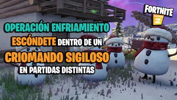 ¿Dónde encontrar Criomandos sigilosos en Fortnite Temporada 5?
