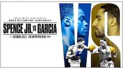 Cartel promocional del Errol Spence vs Danny Garc&iacute;a.