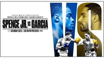 Cartel promocional del Errol Spence vs Danny García.