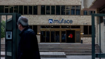 MADRID, SPAIN - OCTOBER 11: Facade of a Muface building, in Paseo de Juan XXIII, on 11 October, 2024 in Madrid, Spain. The Council of Ministers has approved the tender for the Muface concert for the years 2025-2026 with a premium increase of 17.12%, up from the 14% that had been offered initially to the insurers. The total amount amounts to 1,337 million in 2025 and 1,337 million in 2026. (Photo By Ricardo Rubio/Europa Press via Getty Images)