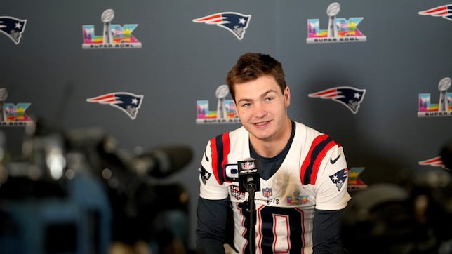 Drake Maye: “Soy un gran fan de Messi, de Neymar y Mbappé”