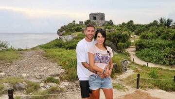 Sergio Ramos apura sus vacaciones en México