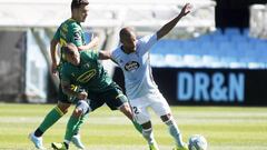 Rafinha, en un partido con el Celta.