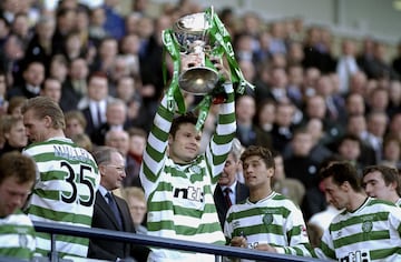 El australiano cambi¨® el Croatia Zagreb por el Celtic en la temporada 98/99.