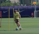 El Barcelona completa su último entrenamiento de la semana