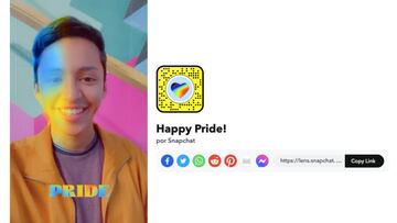 Happy Pride, cómo acceder a la Lente del Orgullo en Snapchat