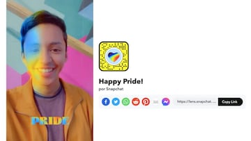 Happy Pride, c車mo acceder a la Lente del Orgullo en Snapchat