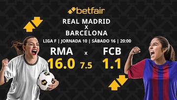Real Madrid vs. FC Barcelona Femenino: horario, TV, pronósticos, estadísticas y clasificación