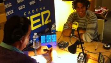 Rafa Nadal y José Ramón de la Morena