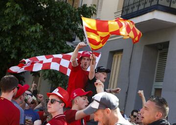 Ambiente de Champions en las calles de Madrid