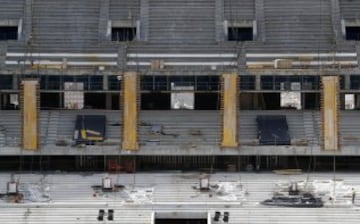 Palco y zona de prensa. 