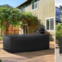 Estas fundas para muebles de jardín son impermeables y están disponibles en 12 tamaños