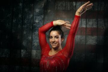 La gimnasta Aly Raisman.