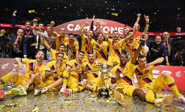 El Barça, con su quinta Copa de España