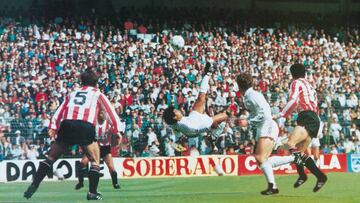 El 10 de abril de 1988, Hugo Sánchez marcó el mejor gol de su carrera, una chilena con el Real Madrid ante el Logronés, la cual quedará enmarcada para la historia.