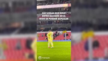 ¡Cantera pura! Así abrazó Ochoa y Lara a Sebastián Martínez tras su debut