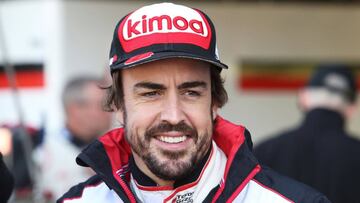 Fernando Alonso en Spa.