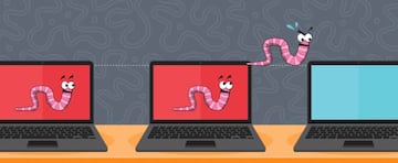 Los worms o gusanos, virus que se extienden sin control de un sistema a otro