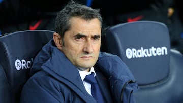 Ernesto Valverde, entrenador del Barcelona.