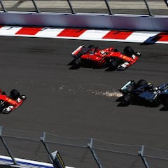 El Mercedes fue 36.2 km/h más rápido que el McLaren en Sochi