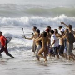 Aritz Aranburu vence a Slater